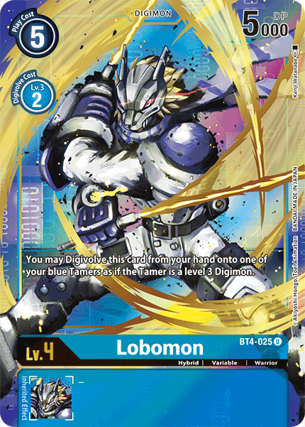 Lobomon (Alternate Art) (BT4-025 U) [Great Legend]