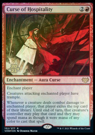 Curse of Hospitality (152) [Prerelease Cards]