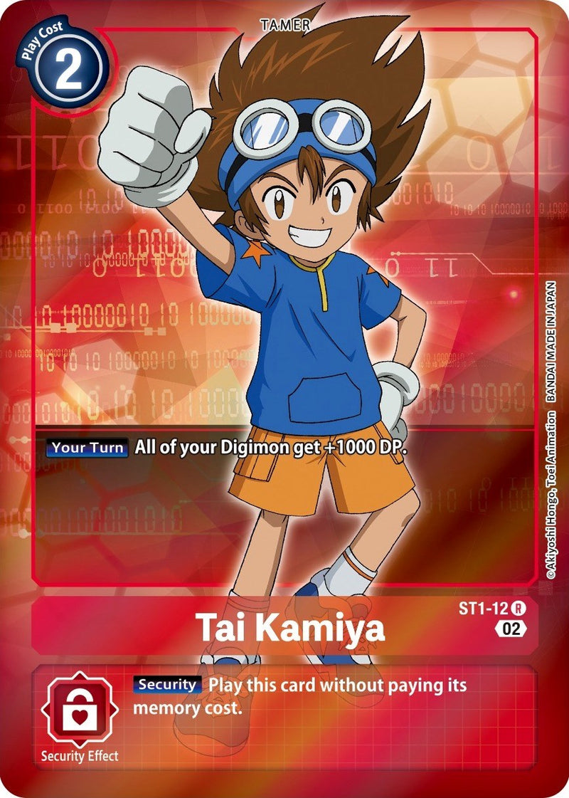 Tai Kamiya (Alternate Art) (ST1-12 R) [Starter Deck 12: Jesmon]