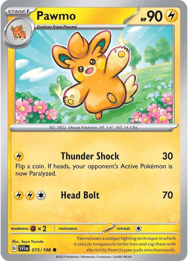 Pawmo (075/198) [SV01: Scarlet & Violet Base Set]