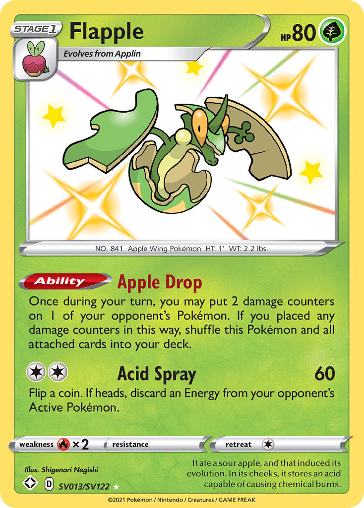 Flapple (SV013/SV122) [Shining Fates: Shiny Vault]