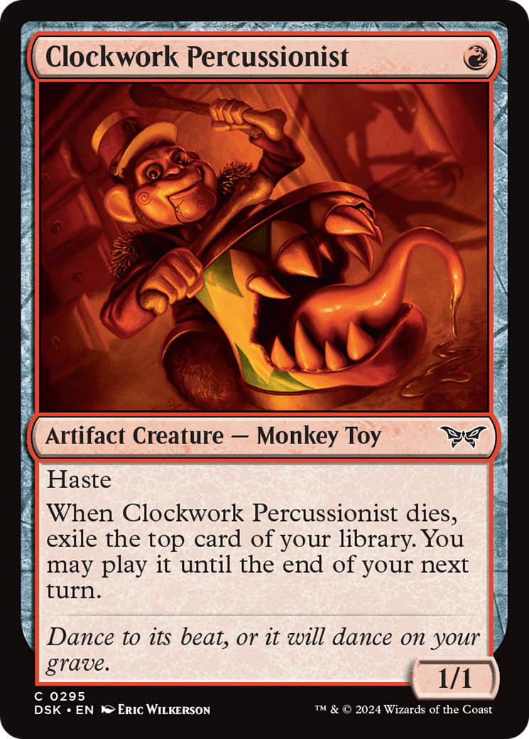 Clockwork Percussionist (0295) (295) [Duskmourn: House of Horror]