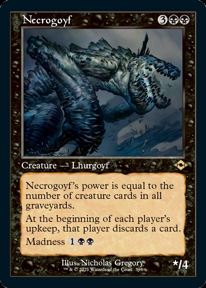 Necrogoyf (Retro Frame) (398) [Modern Horizons 2]