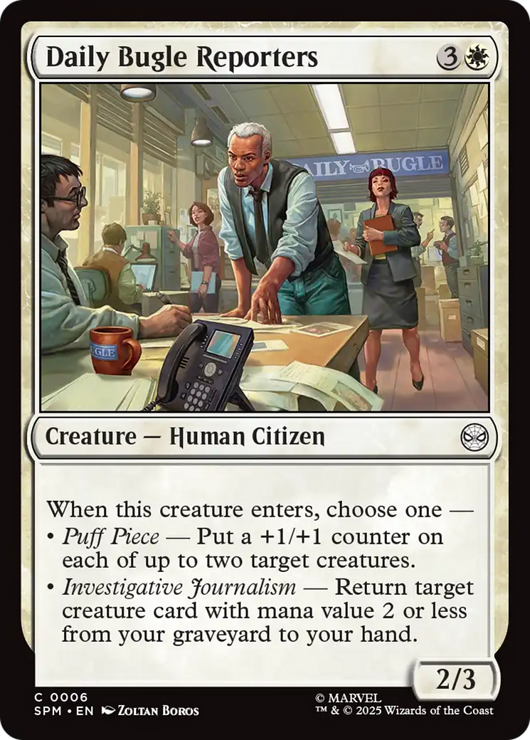 Daily Bugle Reporters (6) [Marvel's Spider-Man]
