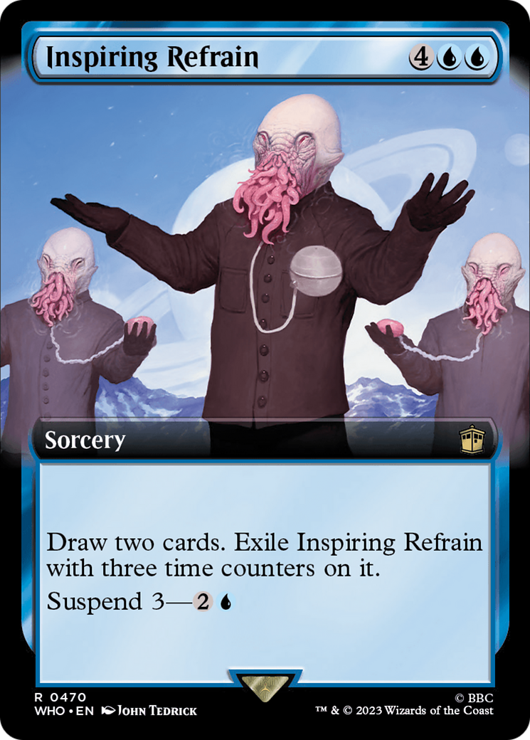 Inspiring Refrain (Extended Art) (470) [Universes Beyond: Doctor Who]