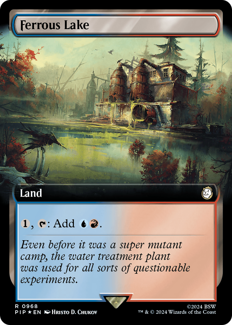Ferrous Lake (Extended Art) (Surge Foil) (968) [Universes Beyond: Fallout]