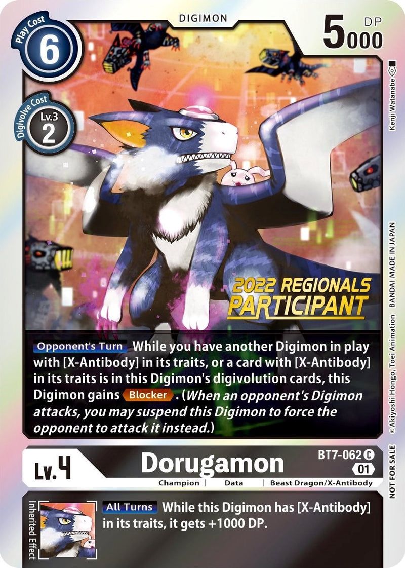 Dorugamon (2022 Championship Offline Regional) [Online Participant] (BT7-062 C) [Next Adventure]