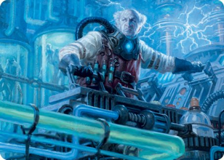 Ludevic, Necrogenius Art Card (65) [Art Series: Innistrad: Midnight Hunt]