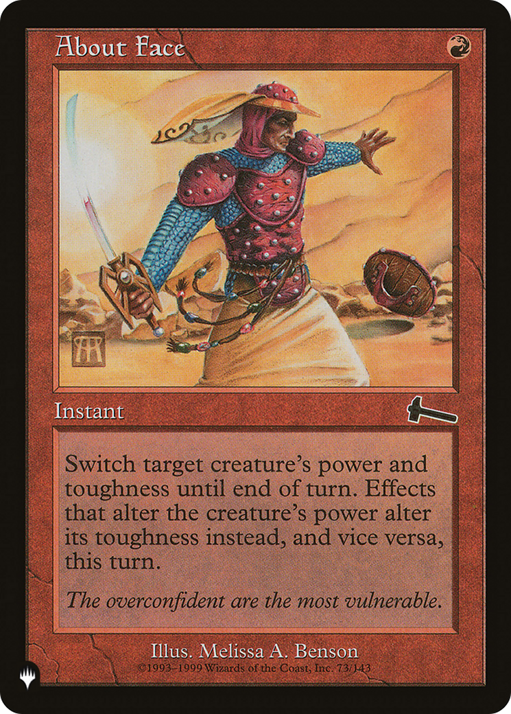 About Face (73/143) [The List Reprints]