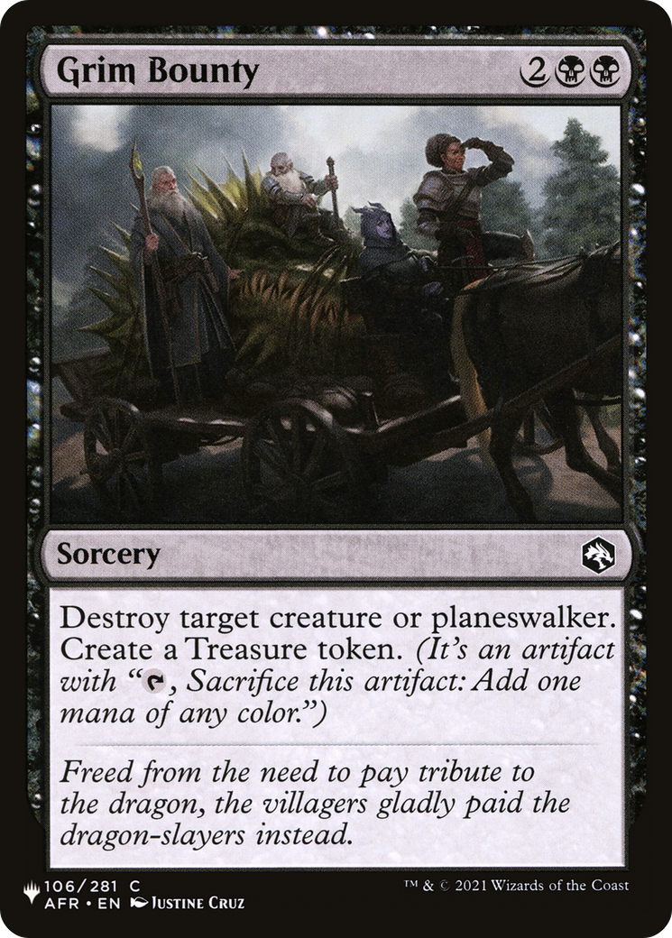 Grim Bounty (106/281) [The List Reprints]