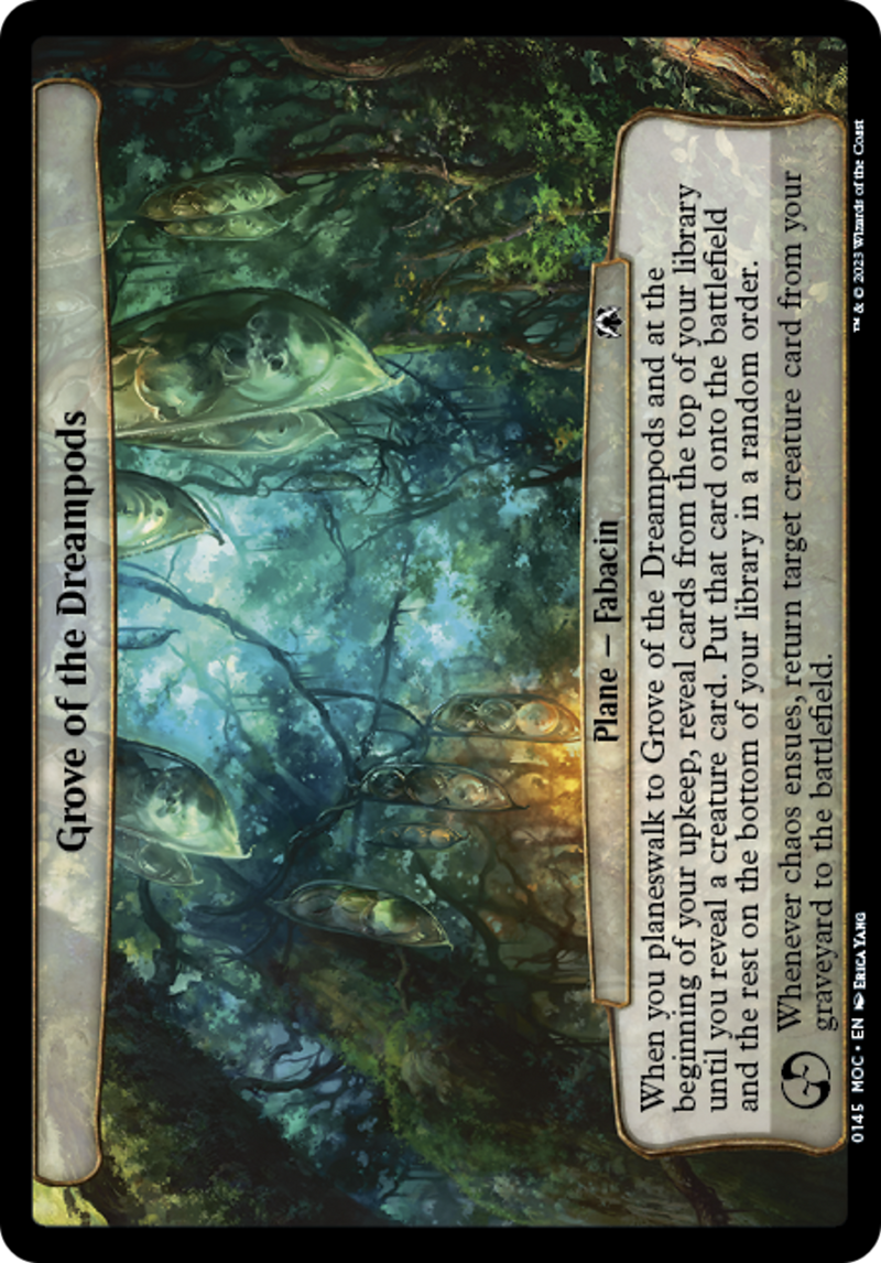 Grove of the Dreampods (145) [Planechase: March of the Machine]