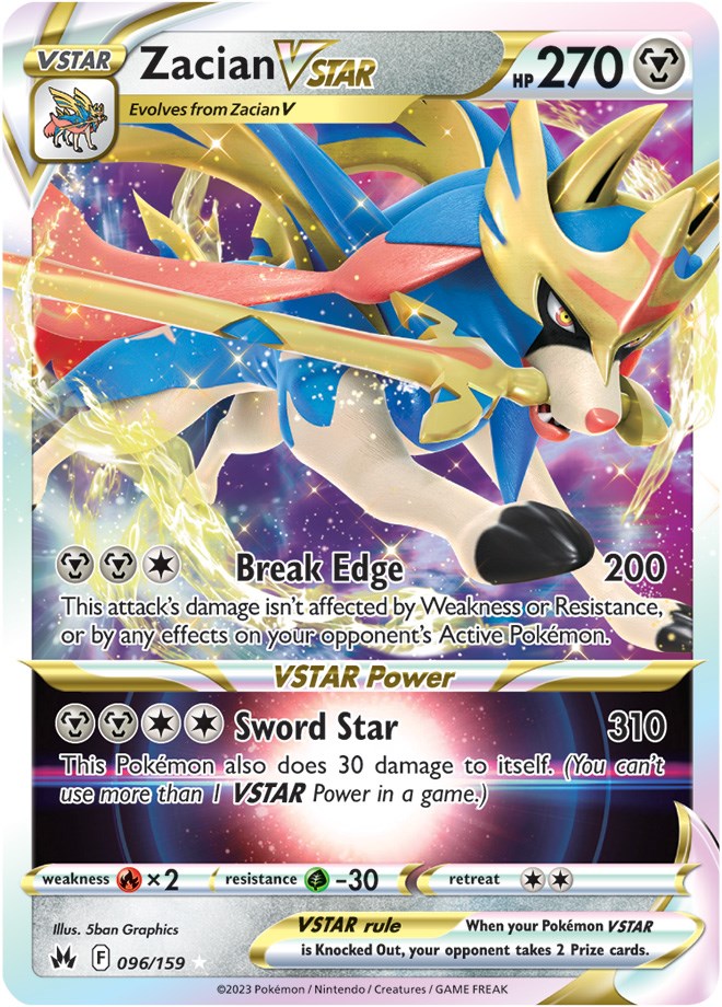 Zacian VSTAR (096/159) [SWSH: Crown Zenith]
