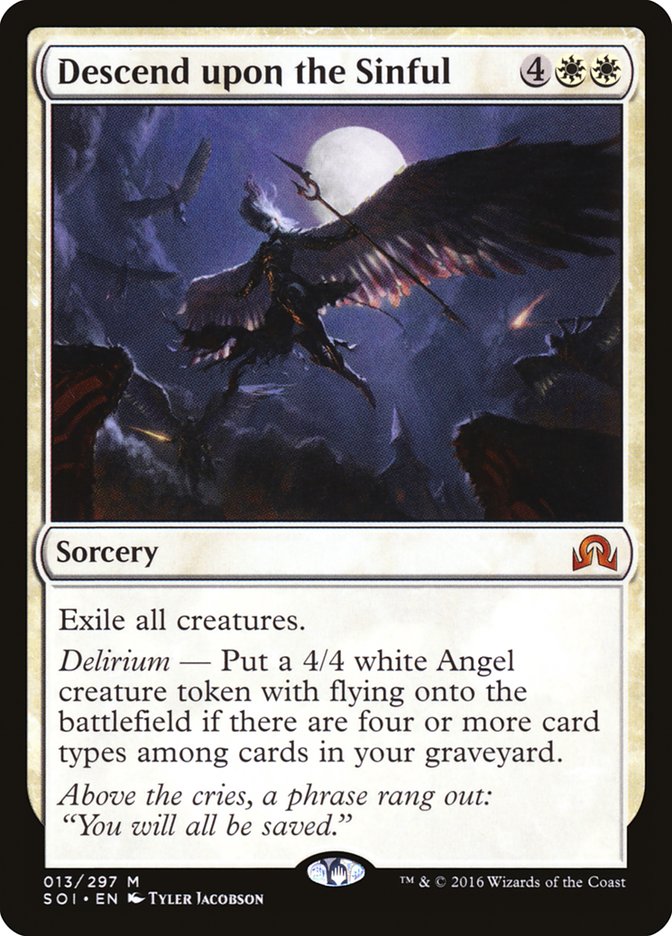 Descend upon the Sinful (13) [Shadows over Innistrad]