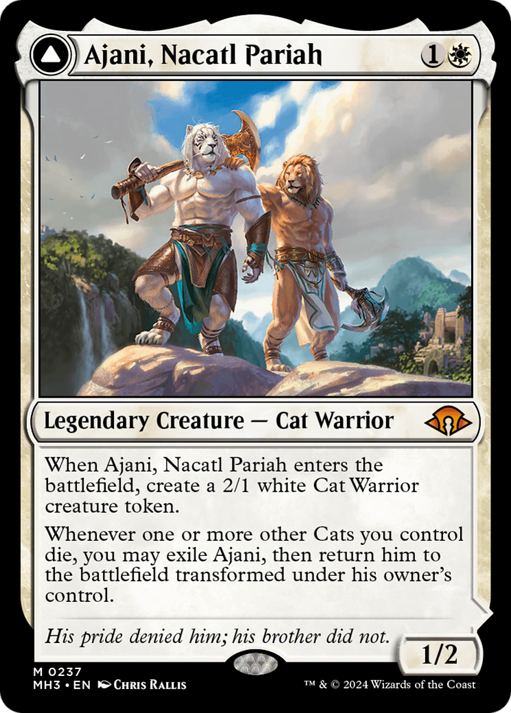 Ajani, Nacatl Pariah (237) [Modern Horizons 3]