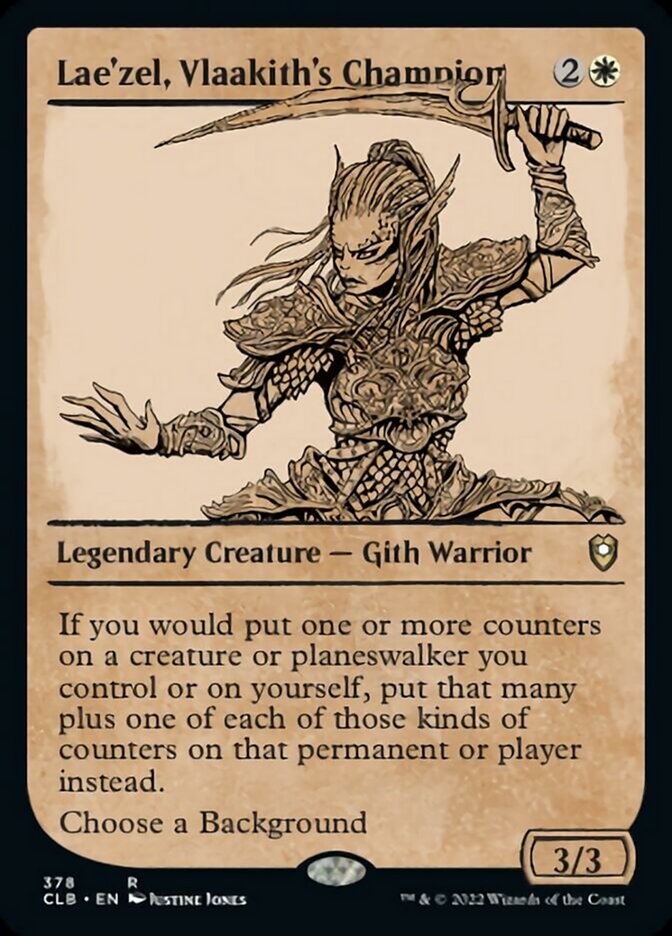 Lae'zel, Vlaakith's Champion (Showcase) (378) [Commander Legends: Battle for Baldur's Gate]