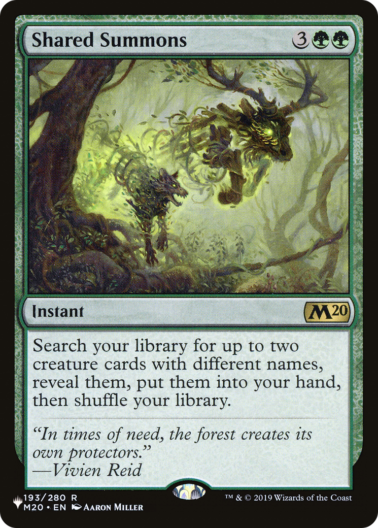 Shared Summons (193/280) [The List Reprints]