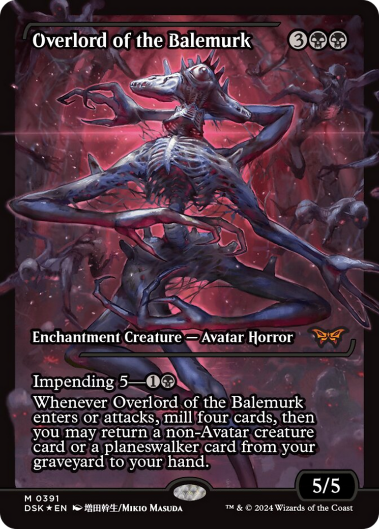 Overlord of the Balemurk (Showcase) (391) [Duskmourn: House of Horror]