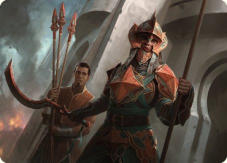 Siege Veteran Art Card (3) [Art Series: The Brothers' War]