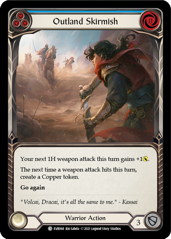 Outland Skirmish (Blue) (EVR068) [Everfest]