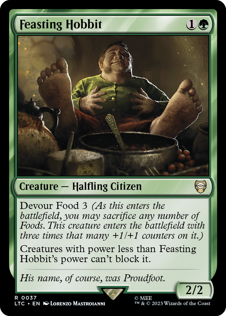 Feasting Hobbit (37) [Commander: The Lord of the Rings: Tales of Middle-earth]