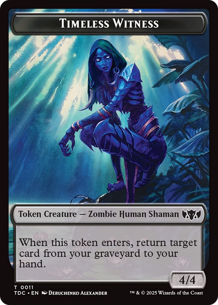Goat // Timeless Witness Double-Sided Token (4 // 11) [Commander: Tarkir: Dragonstorm]