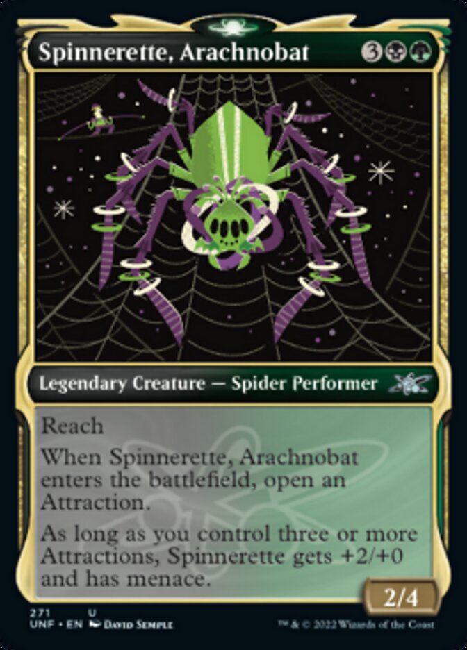 Spinnerette, Arachnobat (Showcase) (271) [Unfinity]