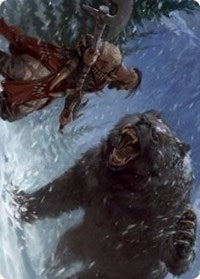 Blizzard Brawl Art Card (41) [Art Series: Kaldheim]
