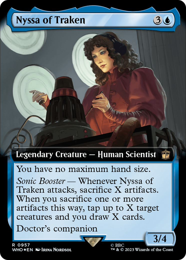 Nyssa of Traken (Extended Art) (Surge Foil) (957) [Universes Beyond: Doctor Who]