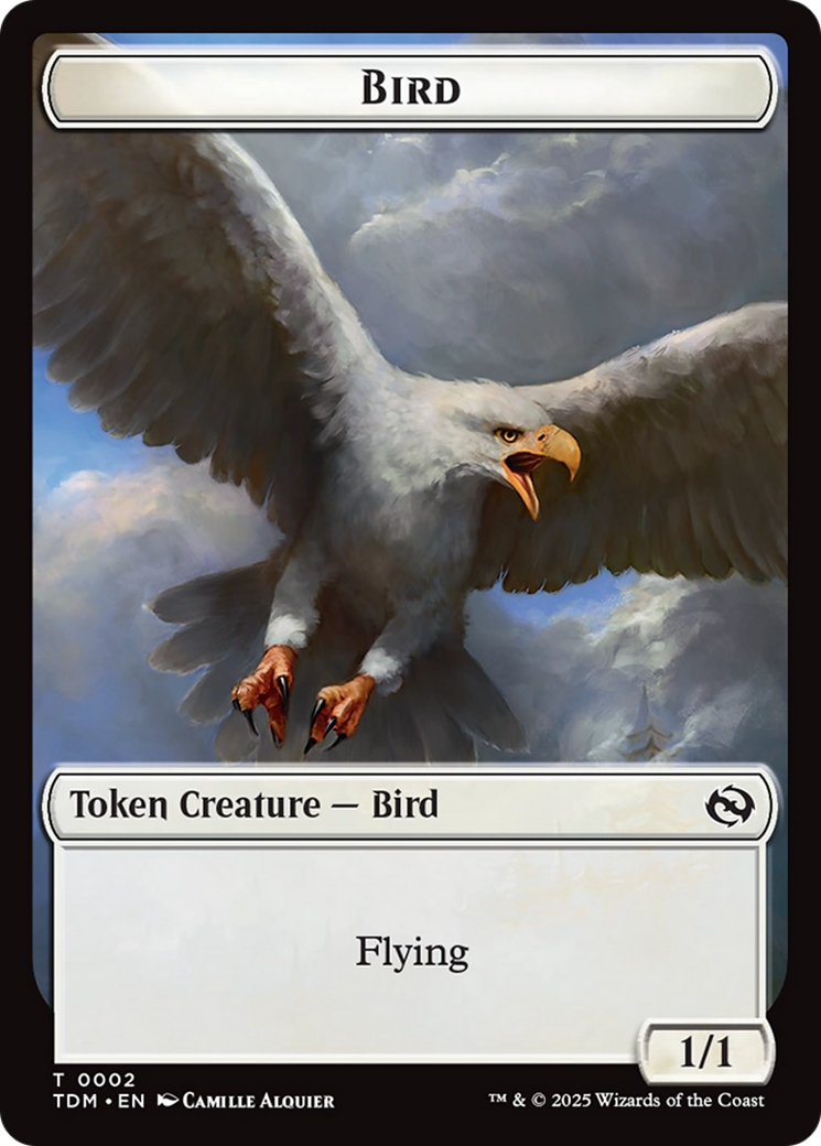 Spider // Bird Double-Sided Token (25 // 2) [Commander: Tarkir: Dragonstorm]