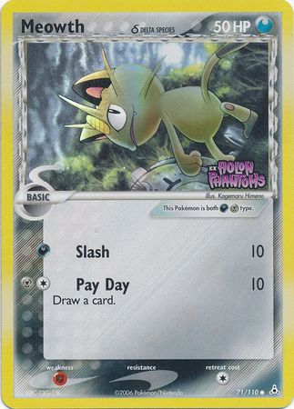 Meowth (Delta Species) (71/110) [EX Holon Phantoms]