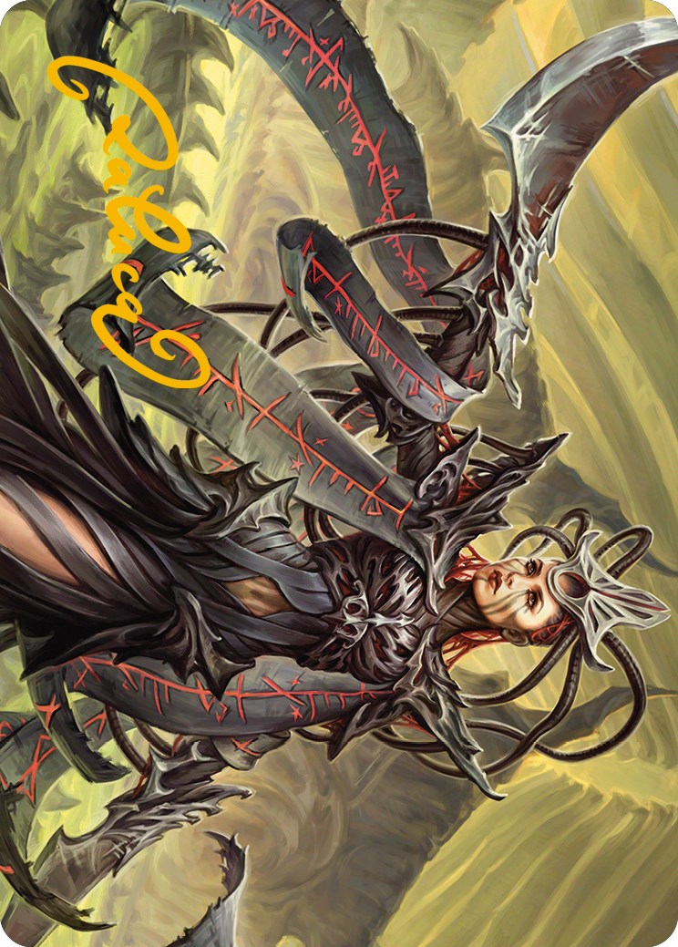 Testament Bearer Art Card (Gold-Stamped Signature) (23) [Art Series: Phyrexia: All Will Be One]