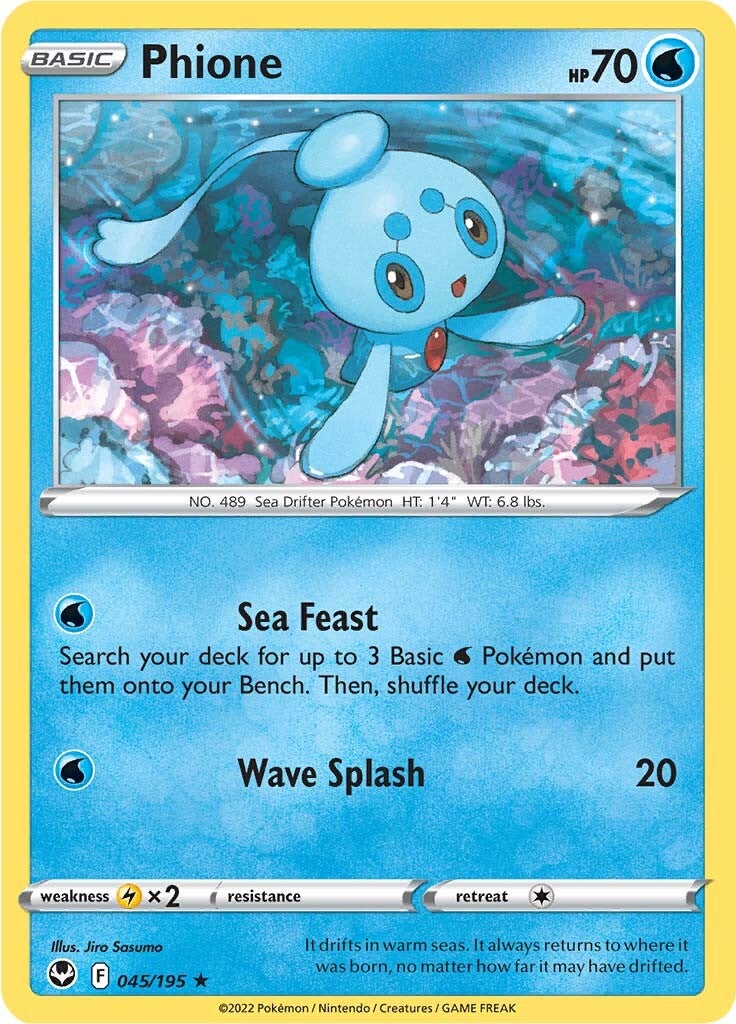 Phione (045/195) [SWSH12: Silver Tempest]
