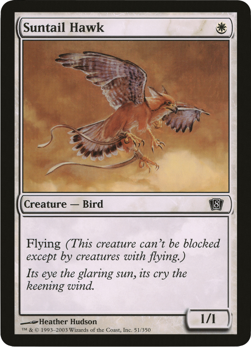 Suntail Hawk (8th Edition) (51) [Oversize Cards]