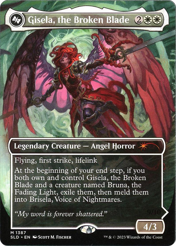 Gisela, the Broken Blade (Display Commander) - Thick Stock (1387) [Secret Lair Drop Series]