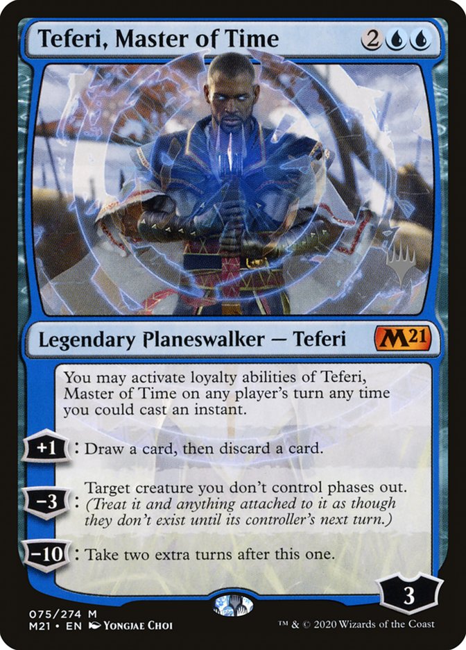 Teferi, Master of Time (75) [Promo Pack: Core Set 2021]