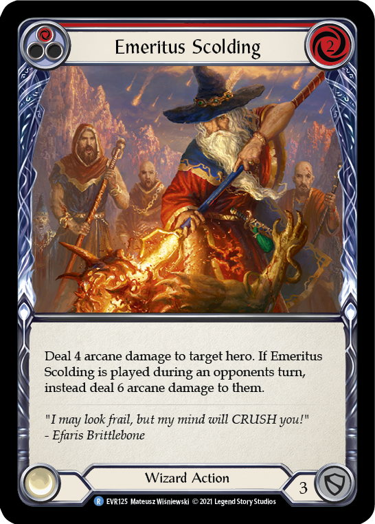Emeritus Scolding (Red) (EVR125) [Everfest]