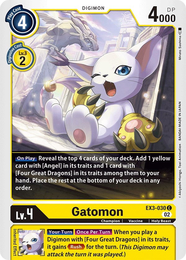 Gatomon (EX3-030 C) [Draconic Roar]