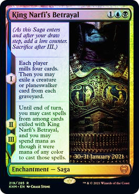 King Narfi's Betrayal (219) [Prerelease Cards]