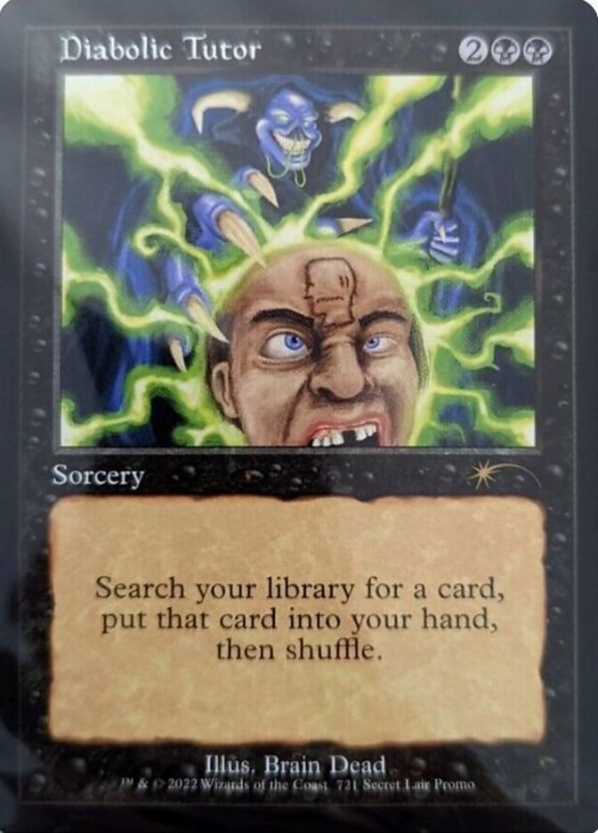 Diabolic Tutor (721) (721) [Secret Lair Drop Series]