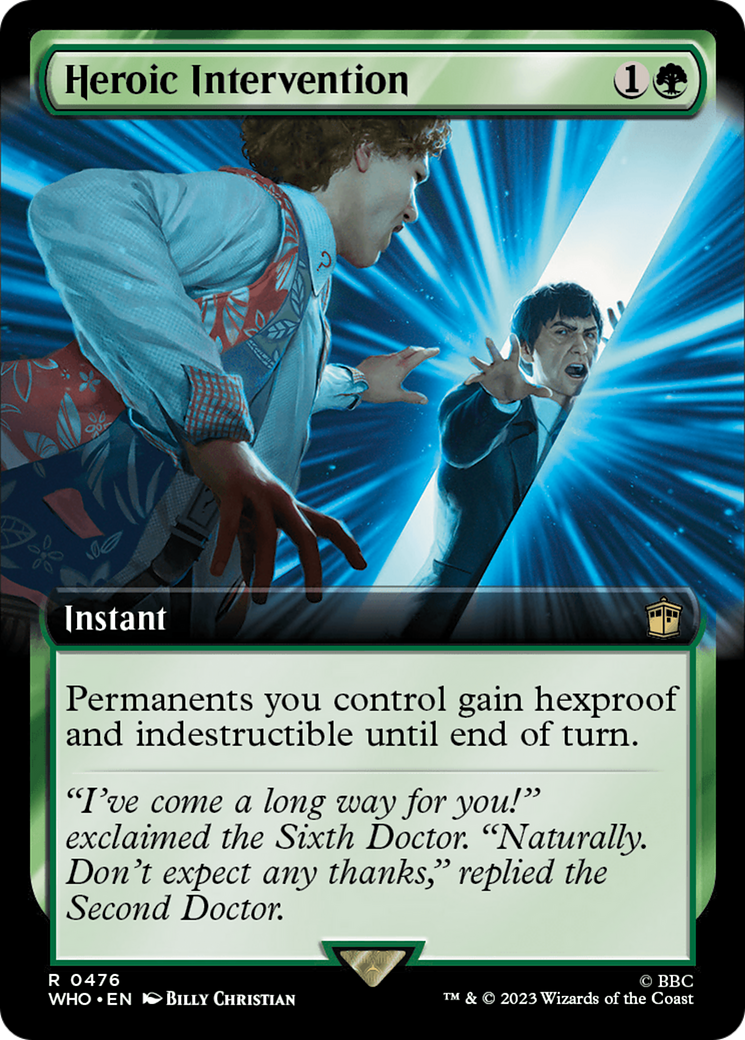 Heroic Intervention (Extended Art) (476) [Universes Beyond: Doctor Who]