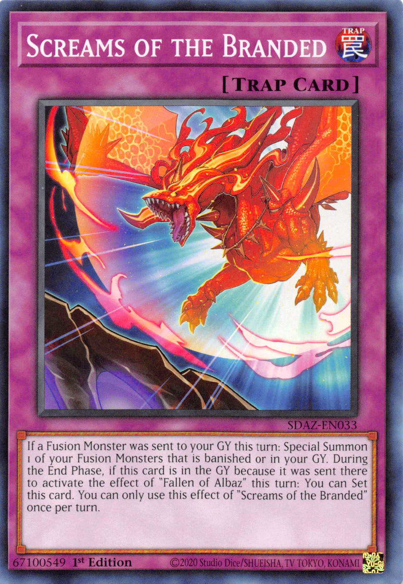 Screams of the Branded (SDAZ-EN033) [Structure Deck: Albaz Strike]
