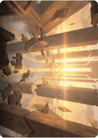 Skyclave Basilica Art Card (44) [Art Series: Zendikar Rising]