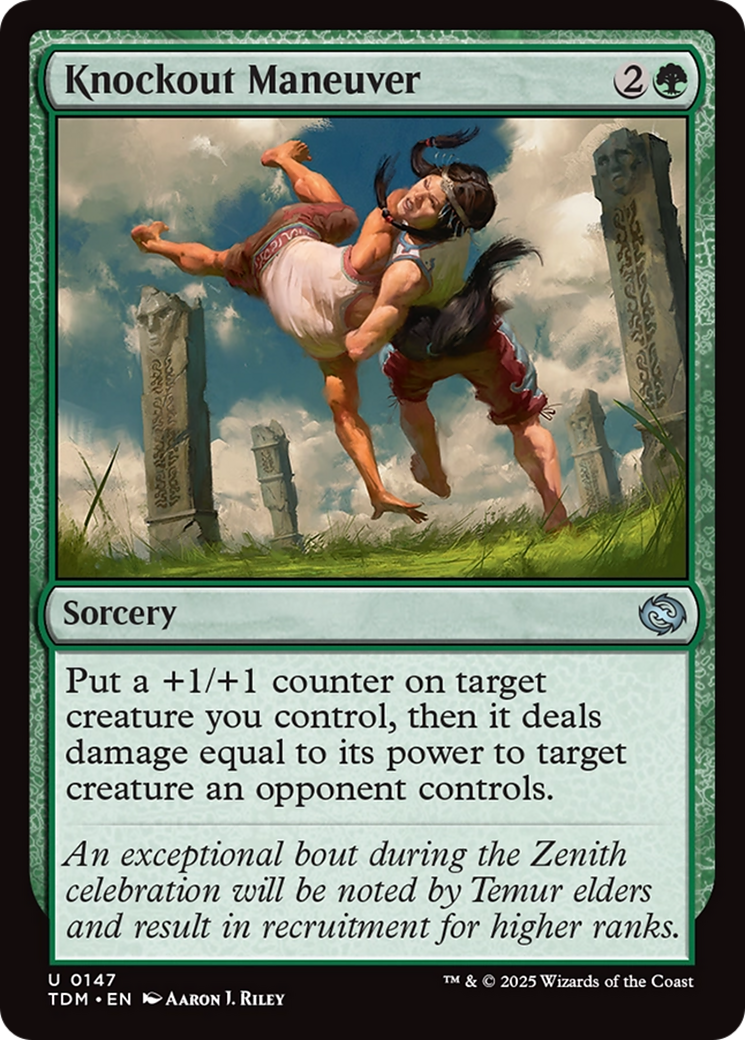 Knockout Maneuver (147) [Tarkir: Dragonstorm]
