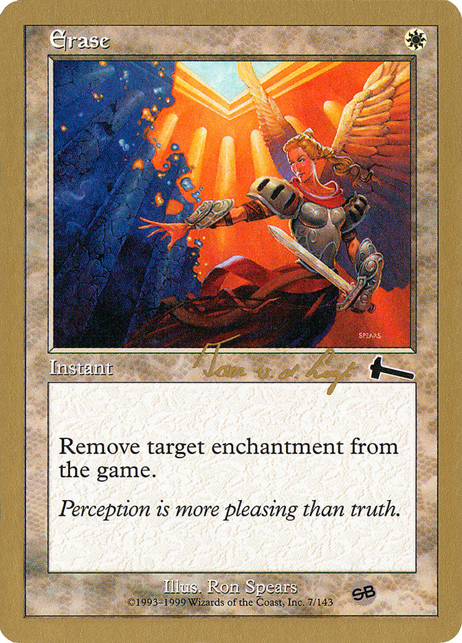 Erase - 2000 Tom van de Logt (6ED) (SB) [World Championship Decks]