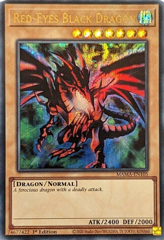 Red-Eyes Black Dragon (Ultra Pharaoh's Rare) (MAMA-EN105) [Magnificent Mavens]