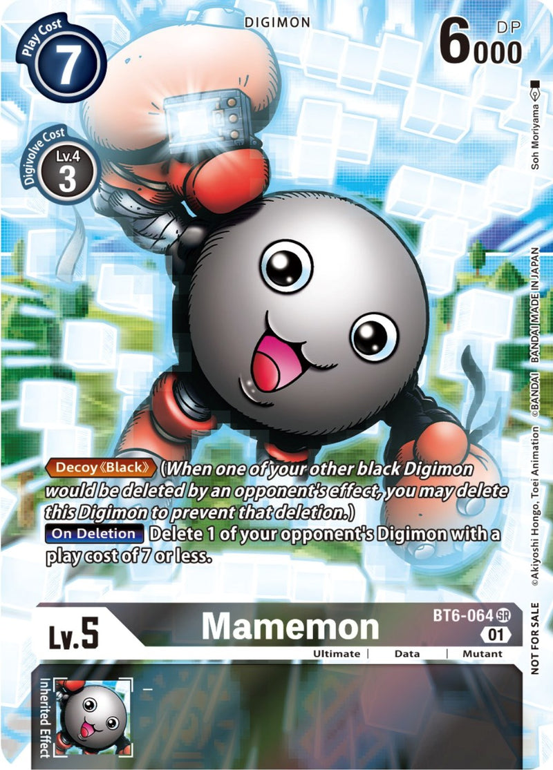 Mamemon (25th Special Memorial Pack) (BT6-064 SR) [Double Diamond]