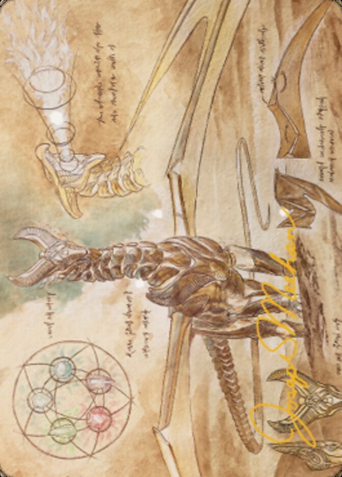 Ramos, Dragon Engine Art Card (Gold-Stamped Signature) (74) [Art Series: The Brothers' War]