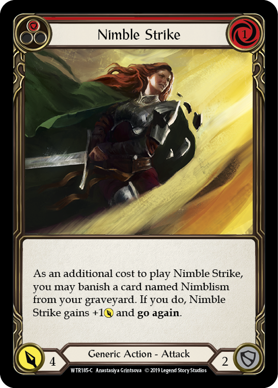 Nimble Strike (Red) (WTR185) [Welcome to Rathe]
