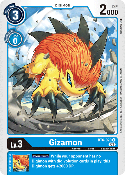 Gizamon (BT6-020 C) [Double Diamond]