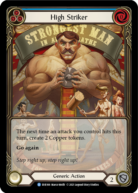 High Striker (Blue) (Extended Art) (EVR166) [Everfest]